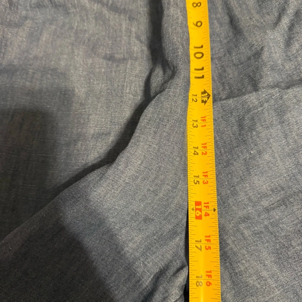 Lucy & Yak Rumi Cargo Denim Balloon Pants UK 24 or US 20 Elastic Waist Pull-on - Picture 14 of 15